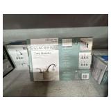 Glacier Bay Builders Collection Two Handle 8-inch Widespread Bathroom Faucet in Chrome