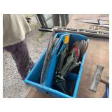 Lot - Assorted Saw Blades, Grinding Wheels, and Shop Hardware