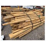 Untreated Wood Posts, Qty: 91