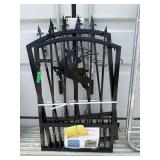 (2) Black Metal Gates 4.9