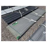 Corrugated Polycarbonate Roof Panels in Clear, 3ft x 12ft x 0.8mm, 30 Pieces