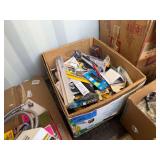 Lot - Assorted Hand Tools, Drill Bits, and Saw Blades