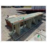 Lot - Industrial Warehouse Pallet Racking Uprights and Beams