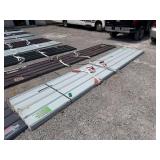 White Metal Roof and Wall Panels, 16ft x 3ft, 70 Pieces