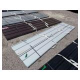 White Metal Roof Panels, 12ft x 3ft x 0.4mm, 30 Pieces