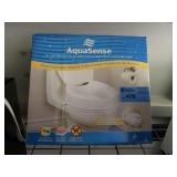 AquaSense Raised Toilet Seat with Lid