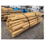 Untreated Wood Posts, Qty: 101