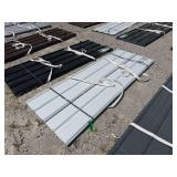 White Metal Roof Panels, 7.87 ft x 3 ft x 0.4 mm, 70 Pieces