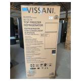 Vissani 18.1 Cu. Ft. Top Freezer Refrigerator Model MDTF18WHR5 White Finish
