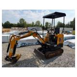 MIVA VA15 Mini Excavator with 420cc OHV Engine and Tracks