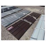 Brown Metal Roof and Wall Panels, 3ft x 12ft x 0.4mm, 70 Pieces