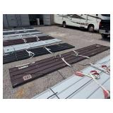 Brown Metal Roof and Wall Panels, 16 ft x 3 ft, 30 Pieces