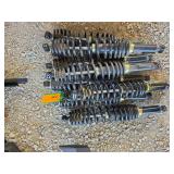 Lot - Coilover Shock Absorbers with Black Springs