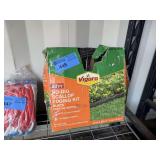 Vigoro 20 FT No-Dig Scallop Edging Kit Black Easy to Install
