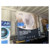 Hampton Bay 16-Inch Oscillating Wall-Mount Fan with Remote