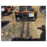 2026 Wolverine Unused PFA-11-3300G Skidsteer Hydraulic Adjustable Pallet Forks