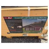 2026 KJ Unused K2223G 23ft x 22ft Double Garage Metal Shed