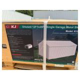 2026 KJ Unused K1220 12ft x 20ft Single Garage Metal Shed