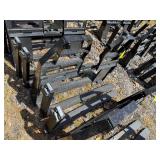 2026 AGT Industrial Unused SSCPF42-2200-WFF Skidsteer Pallet Forks-42", Load- 2200lb