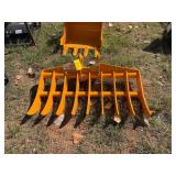 2026 GIYI Unused Mini-Excavator 44in Rake for CAT305