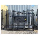 2026 KJ Unused K0720 HD 7ft x 20ft Metal Farm Driveway Gate