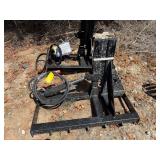 2026 GIYI Unused TP25 Skidsteer Tree Post Puller