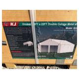 2026 KJ Unused K2223 23ft x 22ft Double Garage Metal Shed