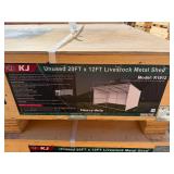 2026 KJ Unused K1912 20ft x 12ft Livestock Metal Shed