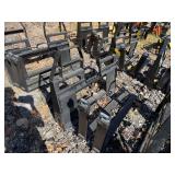 2026 AGT Industrial Unused SSCPF42-2200-WFF Skidsteer Pallet Forks-42", Load- 2200lb