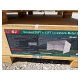 2026 KJ Unused K1912 20ft x 12ft Livestock Metal Shed