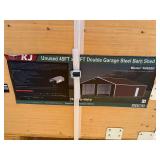 2026 KJ Unused K4525G 45ft x 25ft Double Garage Steel Barn Shed