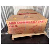 2026 Unused MGC40 Electric Three-Wheeled Cart-Green