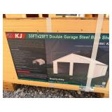 2026 KJ Unused K3325 33ft x 25ft Double Garage Steel Barn Shed