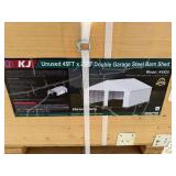 2026 KJ Unused K4525 45ft x 25ft Double Garage Steel Barn Shed