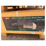 2026 KJ Unused K2512 25ft x 12ft Livestock Metal Shed