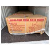 2026 Unused MGC40 Electric Three-Wheeled Cart-Green