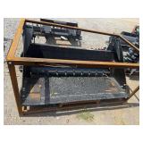 2026 Raytree Unused RPRB72 Skidsteer 6-in-1 Power Rake Bucket