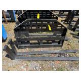 2026 GIYI Unused DHC Skidsteer Pallet Forks-60"
