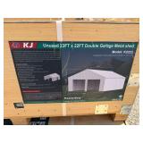 2026 KJ Unused K2223 23ft x 22ft Double Garage Metal Shed
