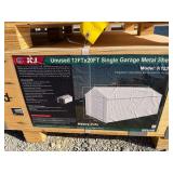 2026 KJ Unused K1220 12ft x 20ft Single Garage Metal Shed