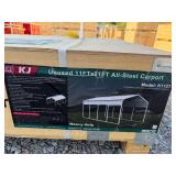 2026 KJ Unused K1121 11ft x 21ft All-Steel Carport