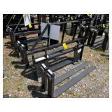 2026 AGT Industrial Unused SAII100 Skidsteer Pallet Forks