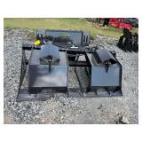2026 GIYI Unused HWG78 Skidsteer Hollow Wood Grabber