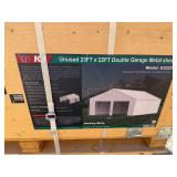 2026 KJ Unused K2223 23ft x 22ft Double Garage Metal Shed