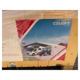 2026 SDLanch Unused SDLC2030FT 20ft x 30ft All-Steel Carport with Enclosed Sidewalls