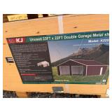 2026 KJ Unused K2223G 23ft x 22ft Double Garage Metal Shed