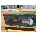 2026 KJ Unused K1912 20ft x 12ft Livestock Metal Shed