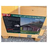2026 KJ Unused K2223G 23ft x 22ft Double Garage Metal Shed