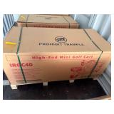 2026 IR Sdlanch Unused IRGC40 Electric Three-Wheeled Cart-Red