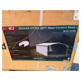 2026 KJ Unused K4120 41ft x 20ft Steel Carport Shed